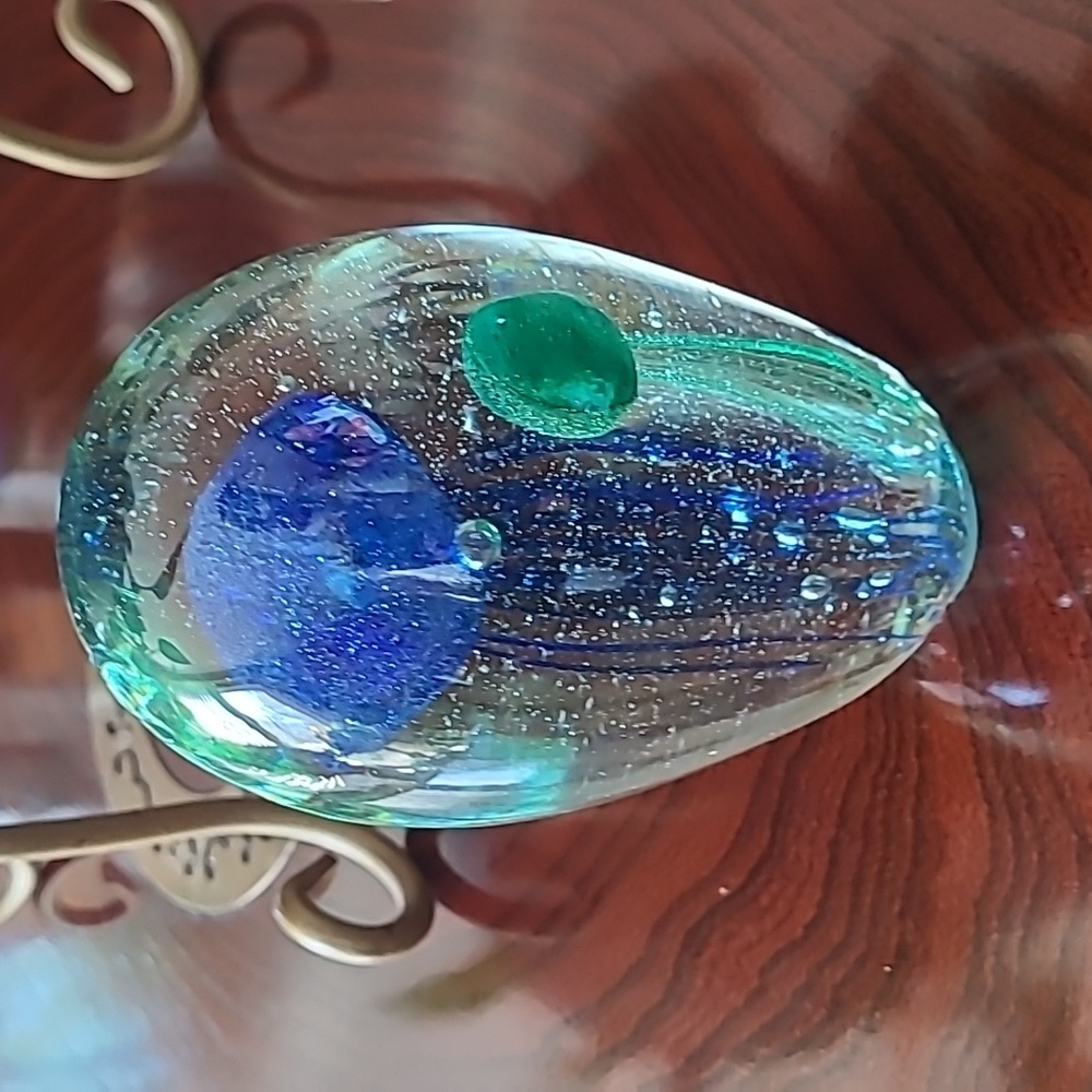 Heavy Glass Jellyfish Art